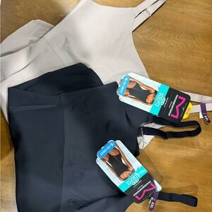 Maidenform Black and Gray Shapewear